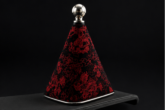 FUNDA NEGRA ROJA